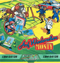 Auf Wiedersehn Monty Commodore 64 US box art